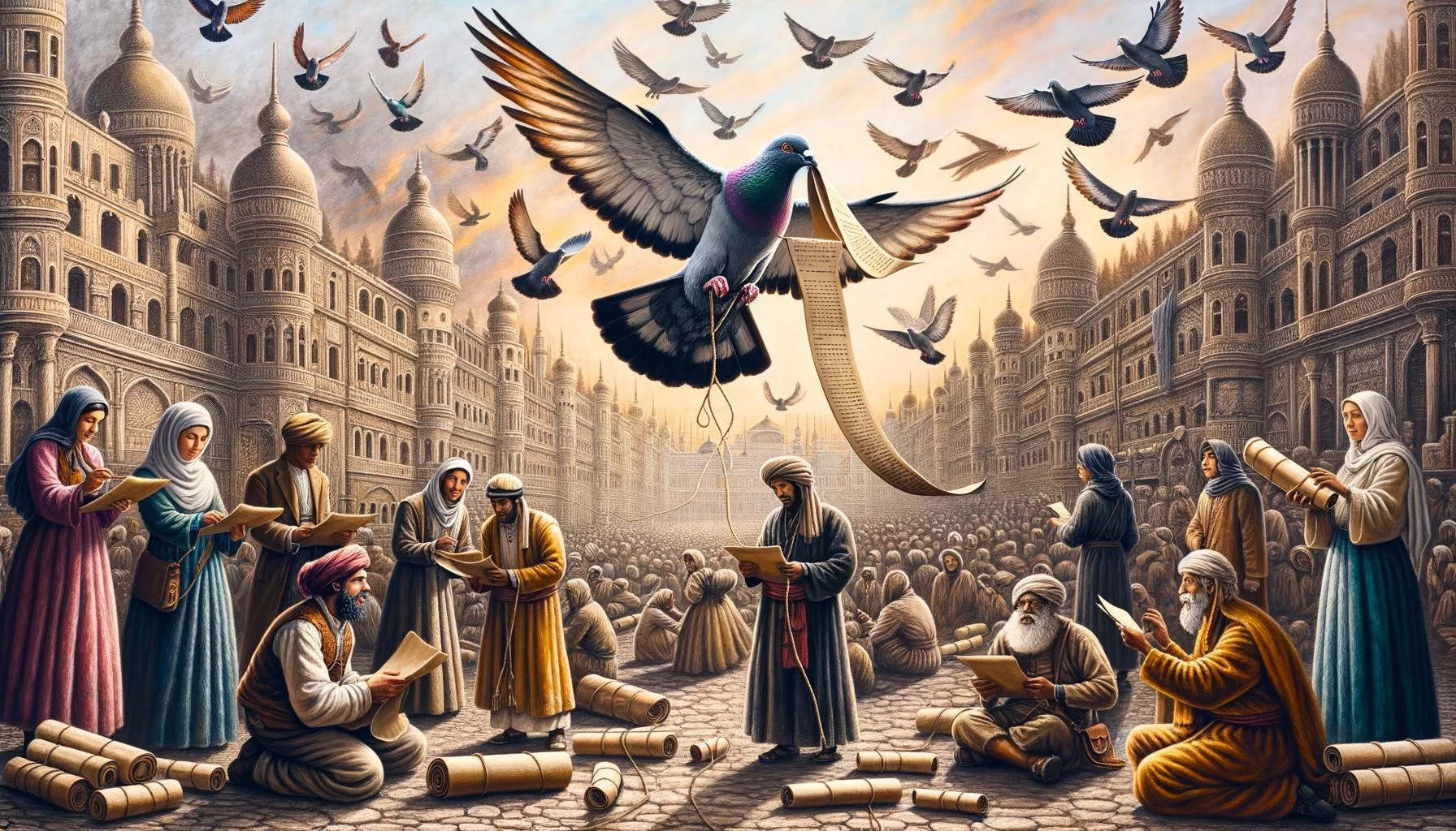 Pigeons in the History of Communication