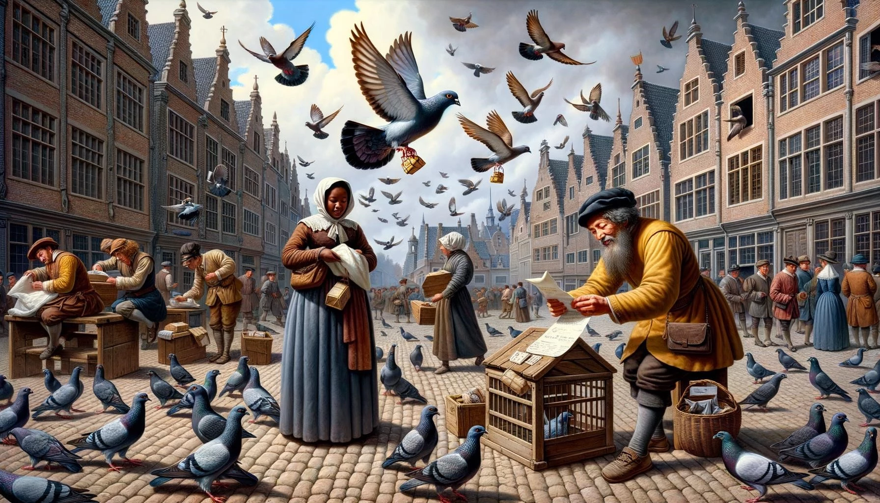 Pigeons in the Middle Ages