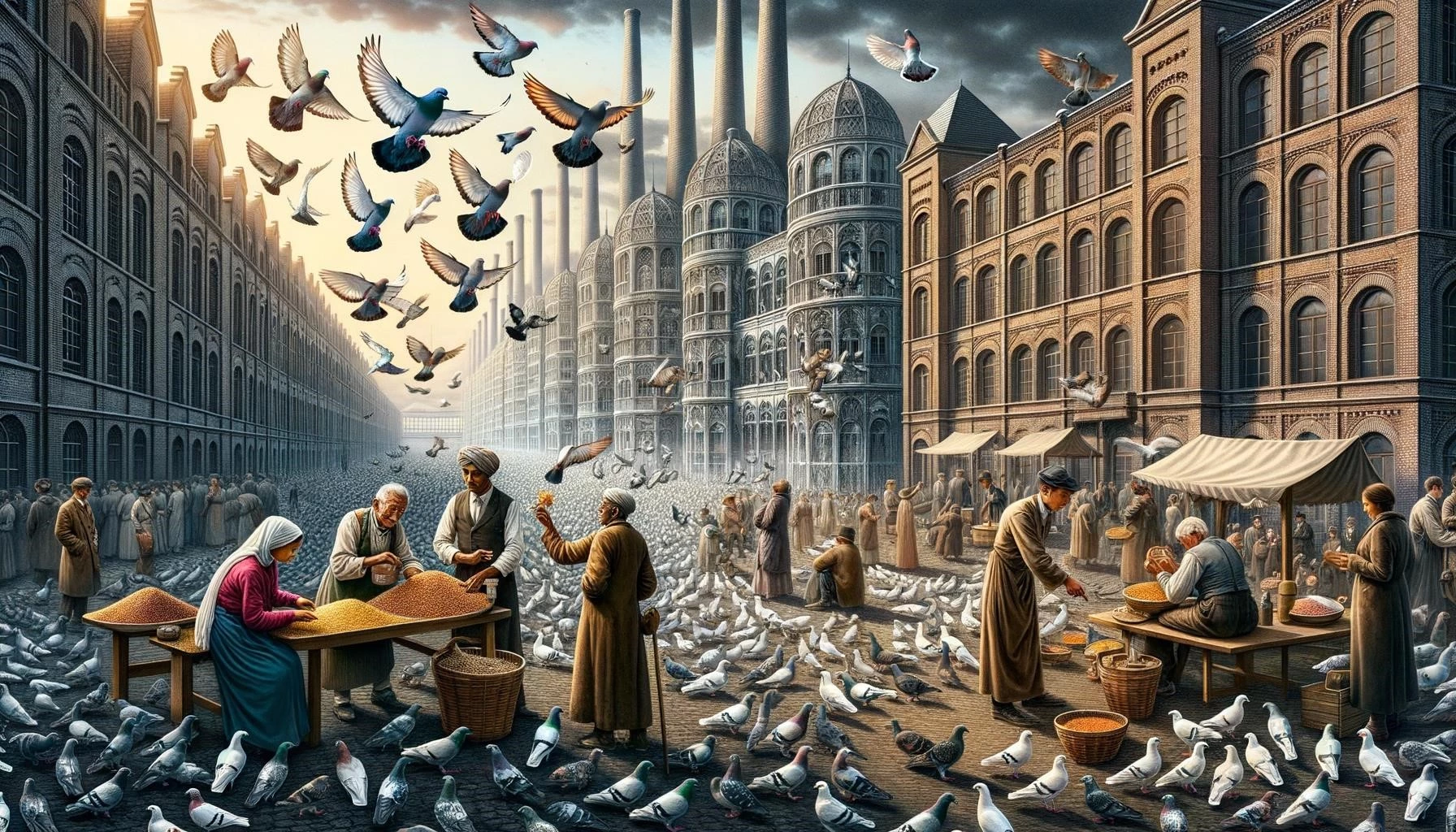 Pigeons in Urban History