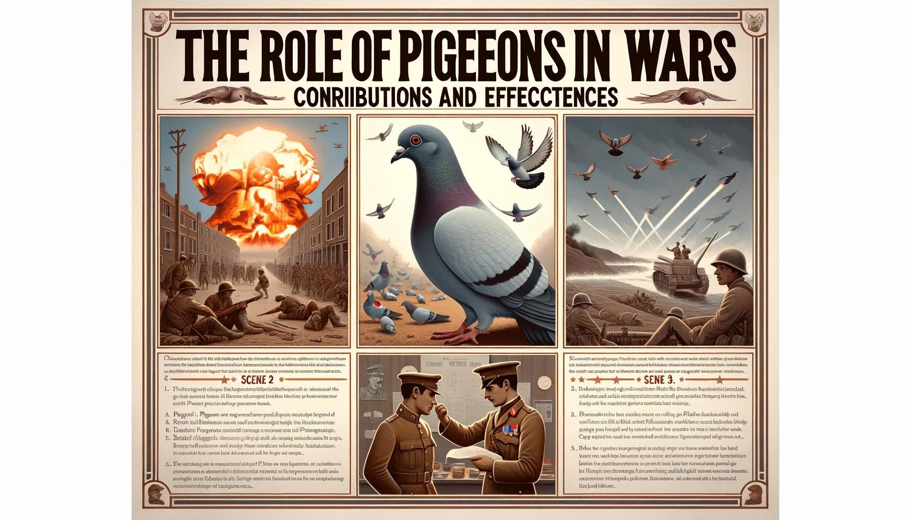 Pigeons in Wars