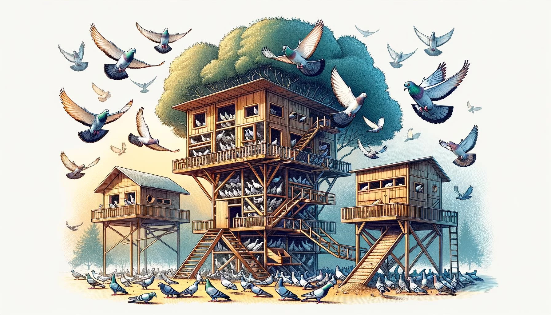 Racing Pigeon Lofts