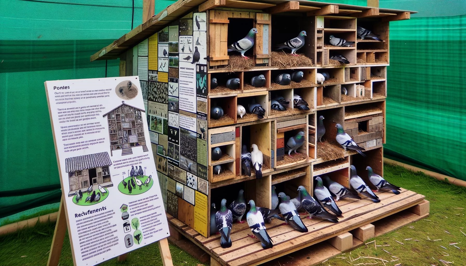 Recycled Material Pigeon Lofts