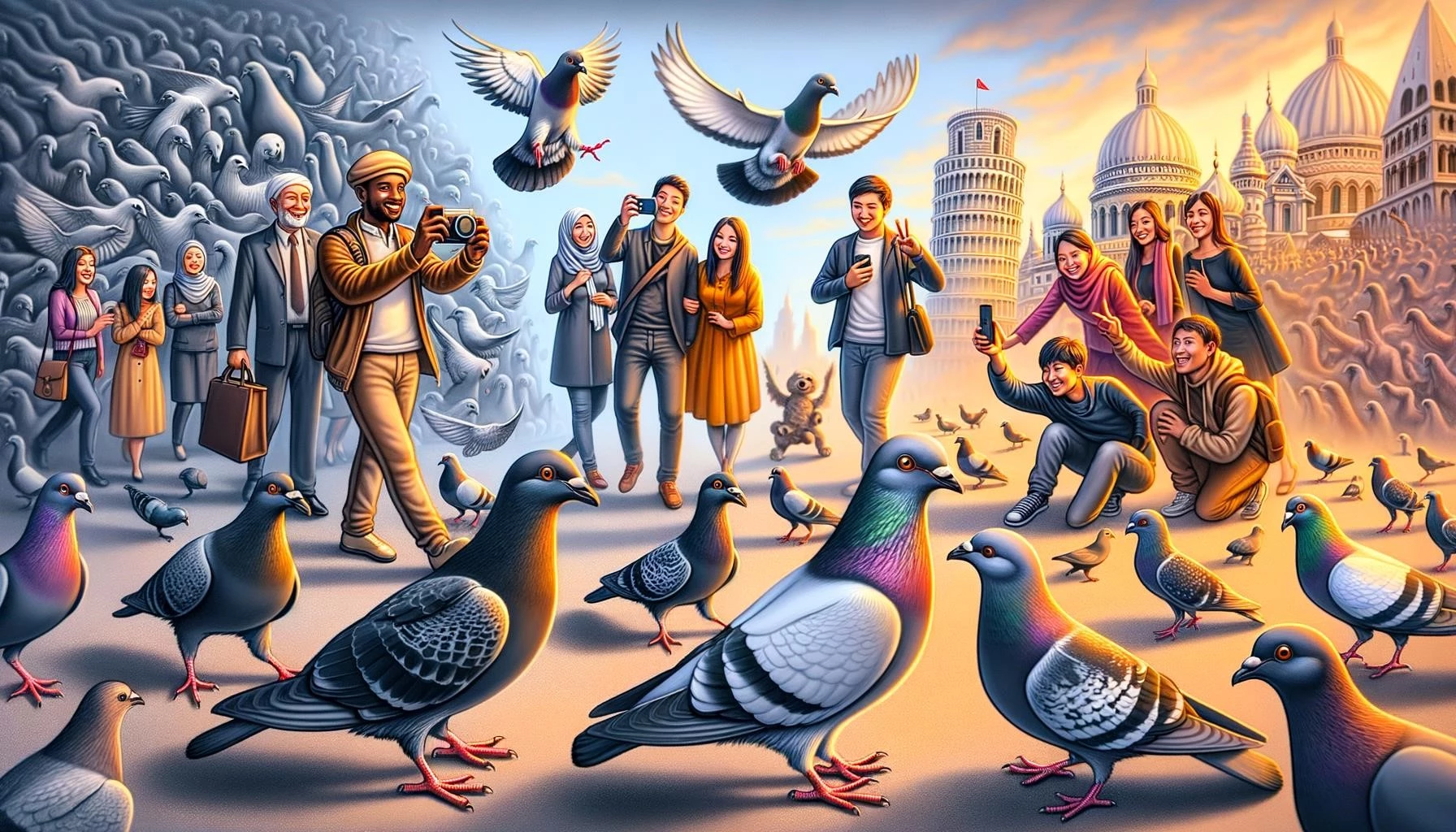 Show Pigeons and Tourism