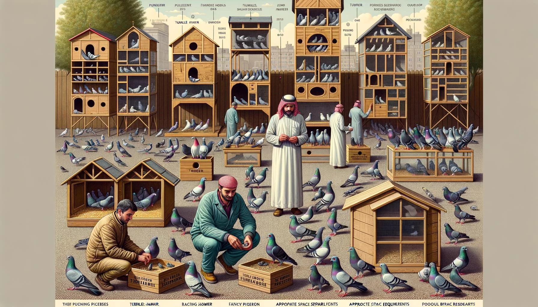 Small-Scale Pigeon Breeding