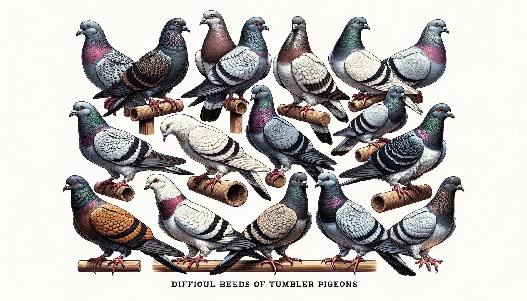 Tumbler Pigeons: The Aerial Acrobats of the Art World