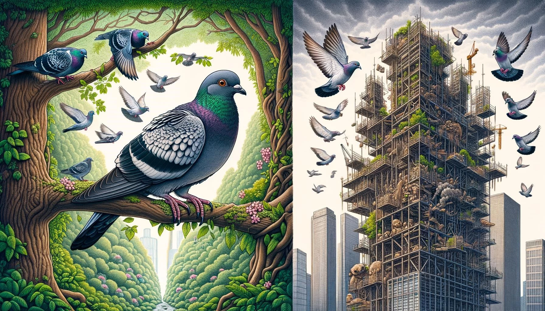 Tumbler Pigeons and Urbanization