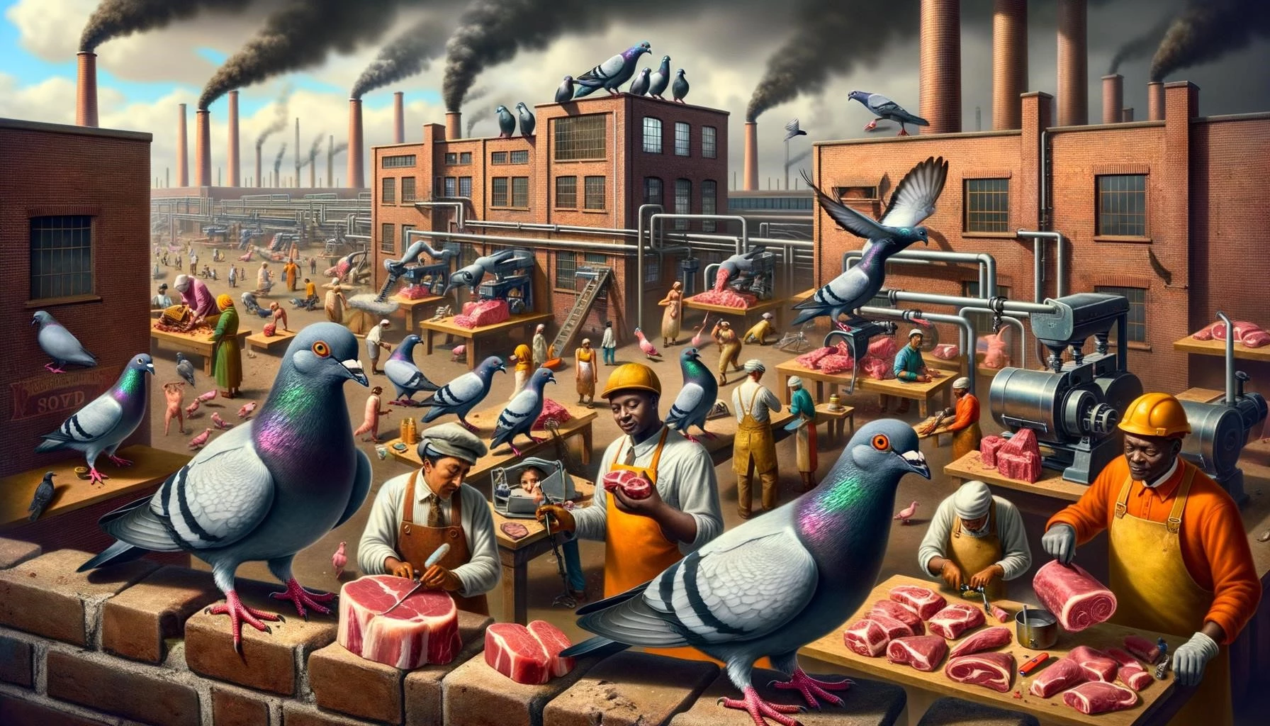 Utility Pigeons and the Meat Industry