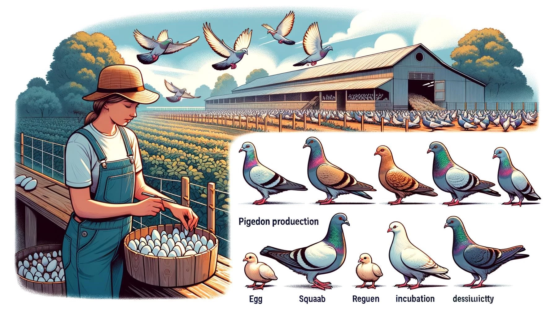 Utility Pigeons in Agriculture