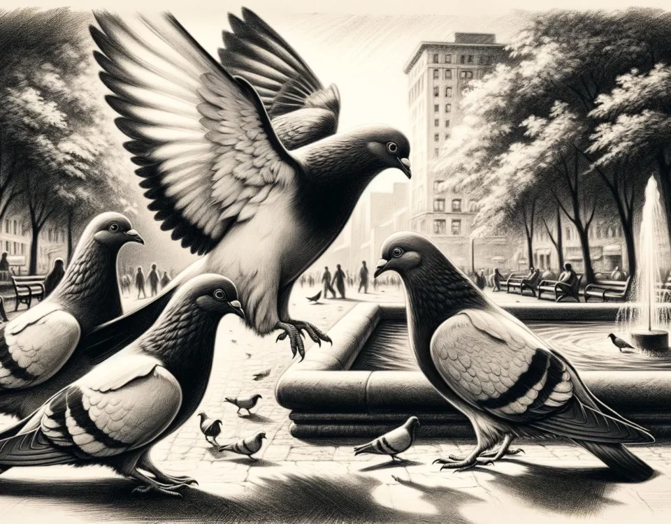 Utility Pigeons in Art