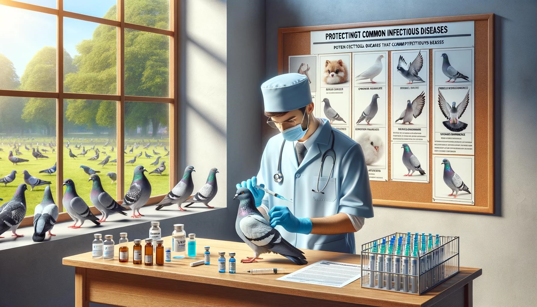 Vaccinations for Pigeons