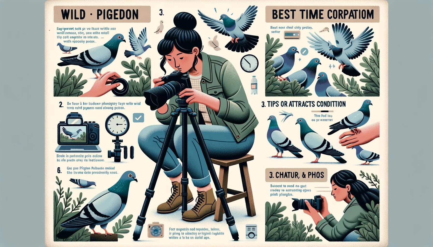 Wild Pigeons and Photography