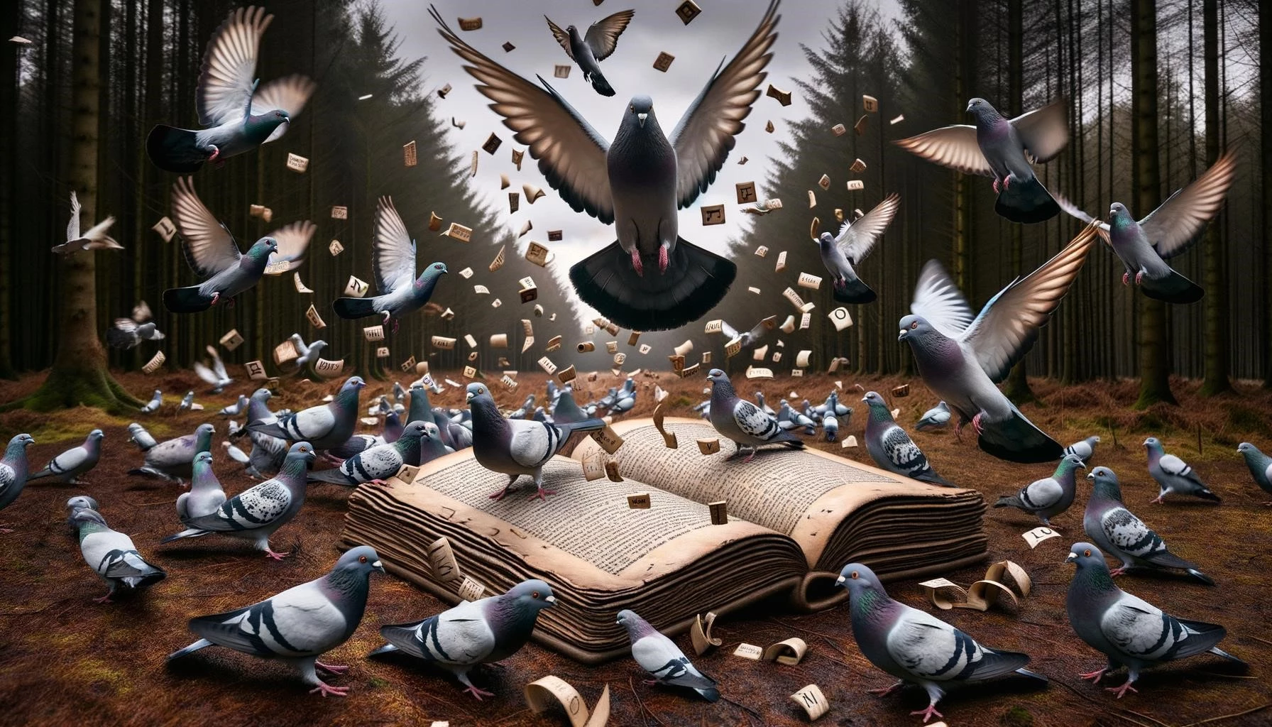 Wild Pigeons in Literature