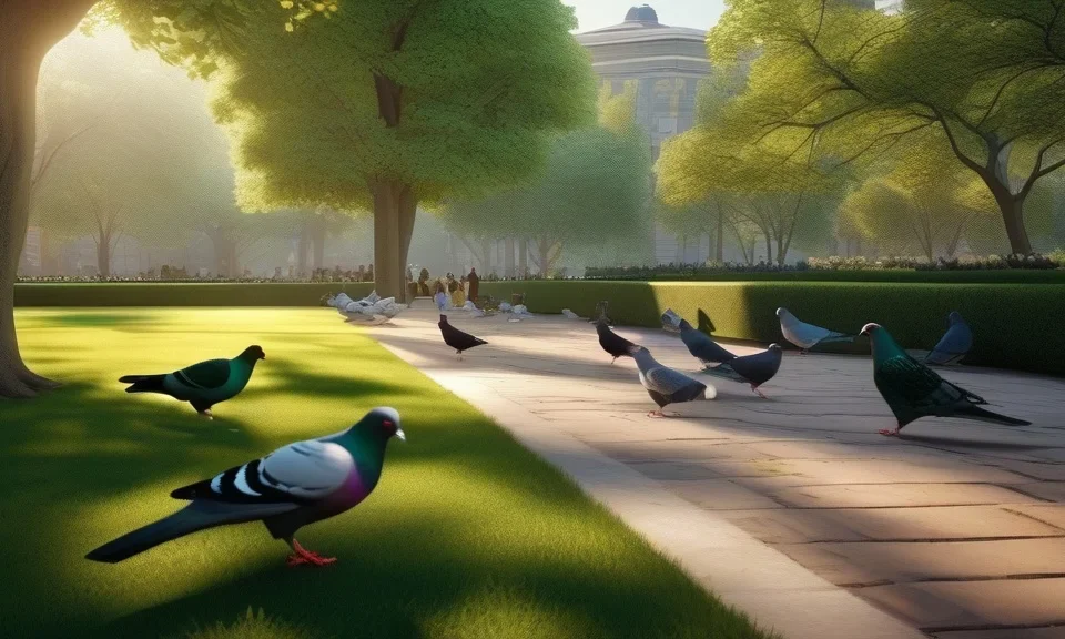 Feeding Breeding Pigeons